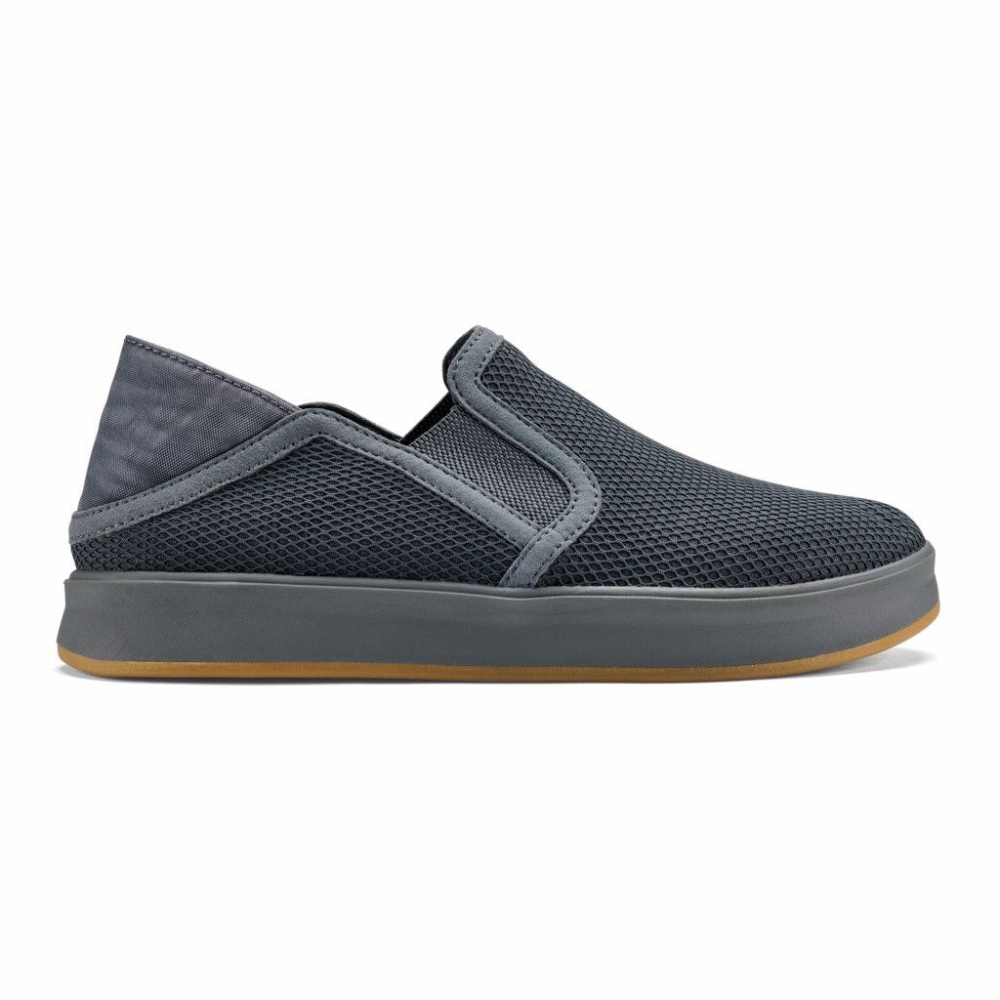 Grey Women's OluKai Ki Ihele Slip On Shoes | USA34927J